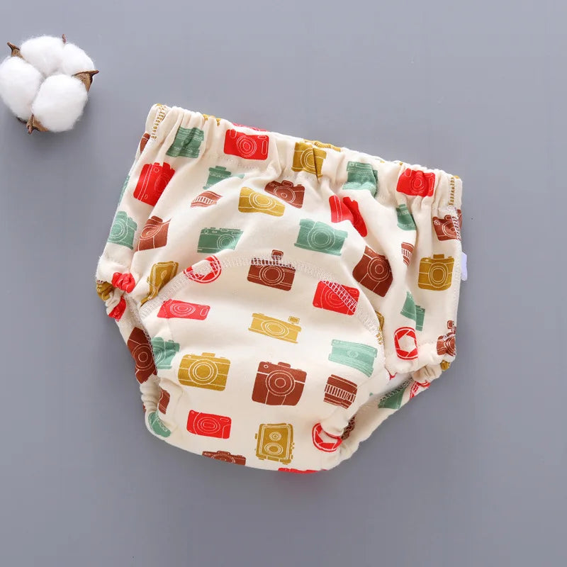 6-Layer Cotton Baby Warmup Pants - Waterproof