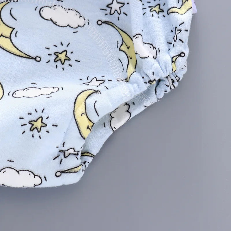 6-Layer Cotton Baby Warmup Pants - Waterproof