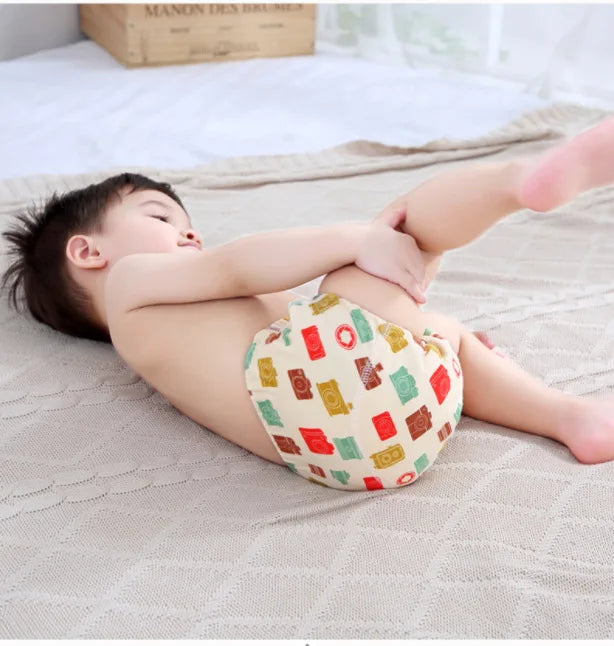 6-Layer Cotton Baby Warmup Pants - Waterproof