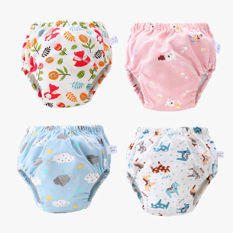 6-Layer Cotton Baby Warmup Pants - Waterproof