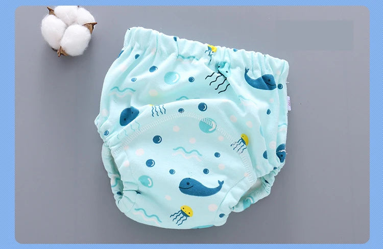6-Layer Cotton Baby Warmup Pants - Waterproof