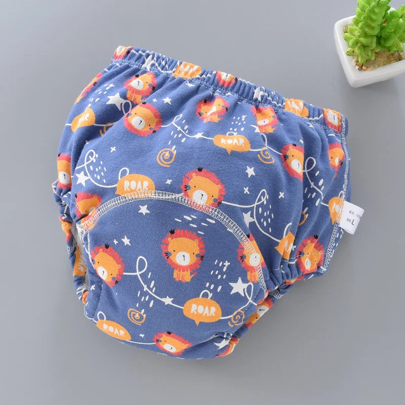 6-Layer Cotton Baby Warmup Pants - Waterproof