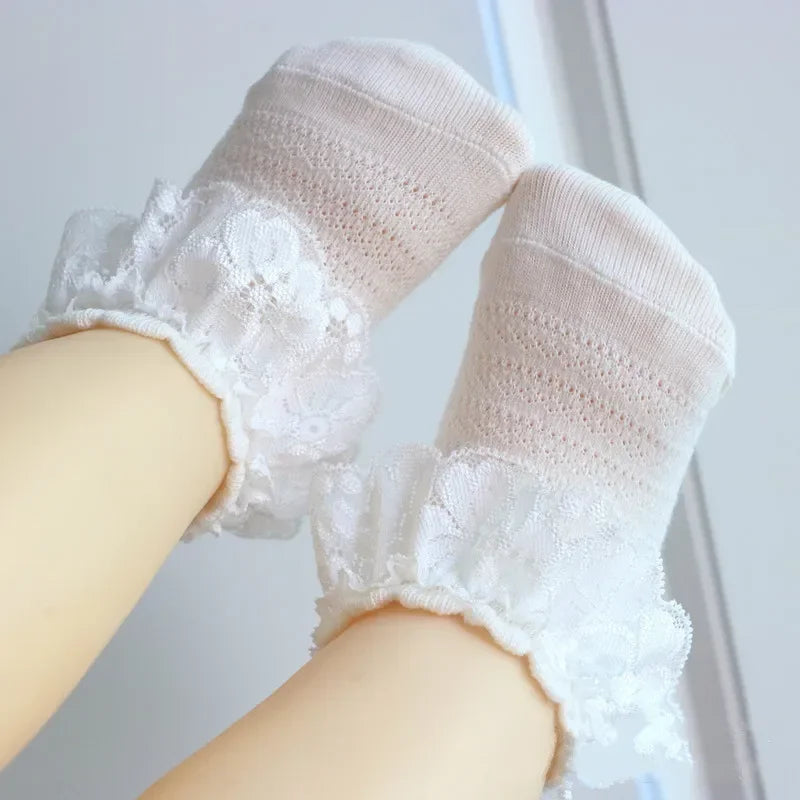 Baby Girl Breathable Cotton Socks