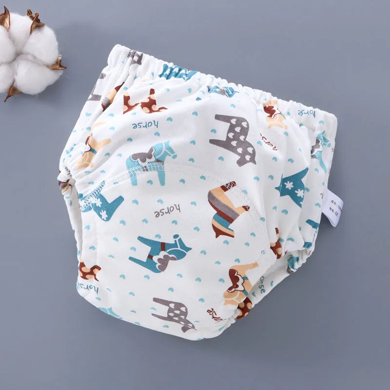 6-Layer Cotton Baby Warmup Pants - Waterproof