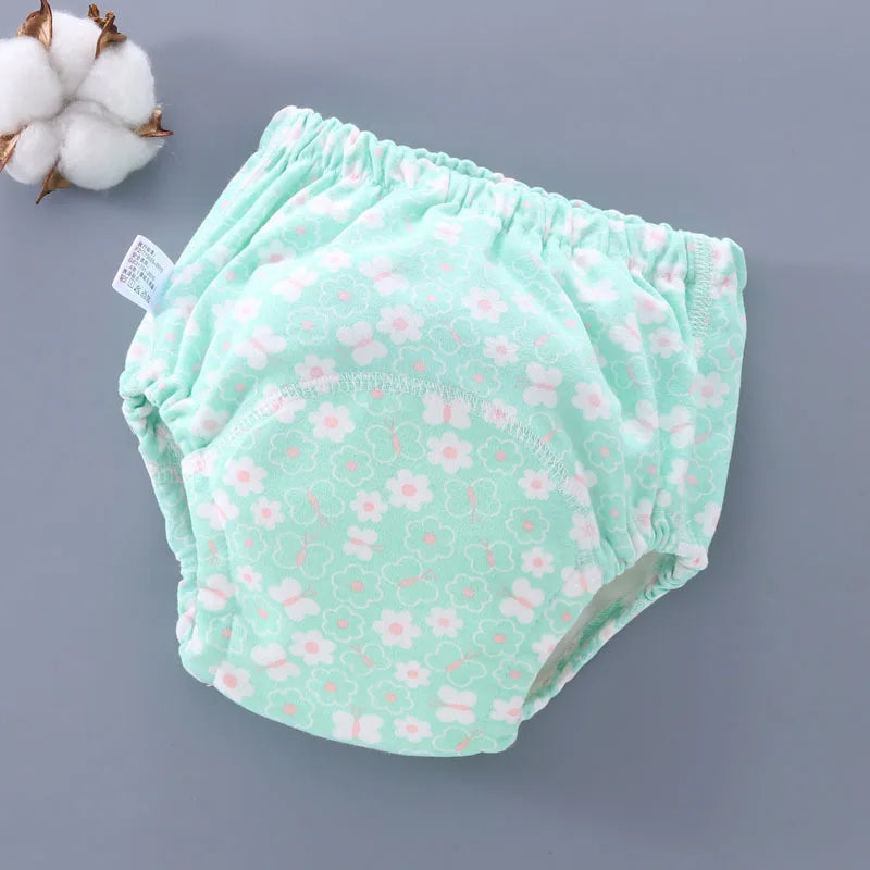6-Layer Cotton Baby Warmup Pants - Waterproof