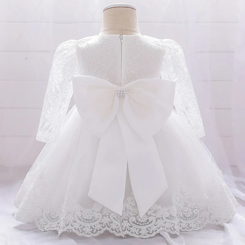 Princess Dress with Large Bow - Christmas & Birthday