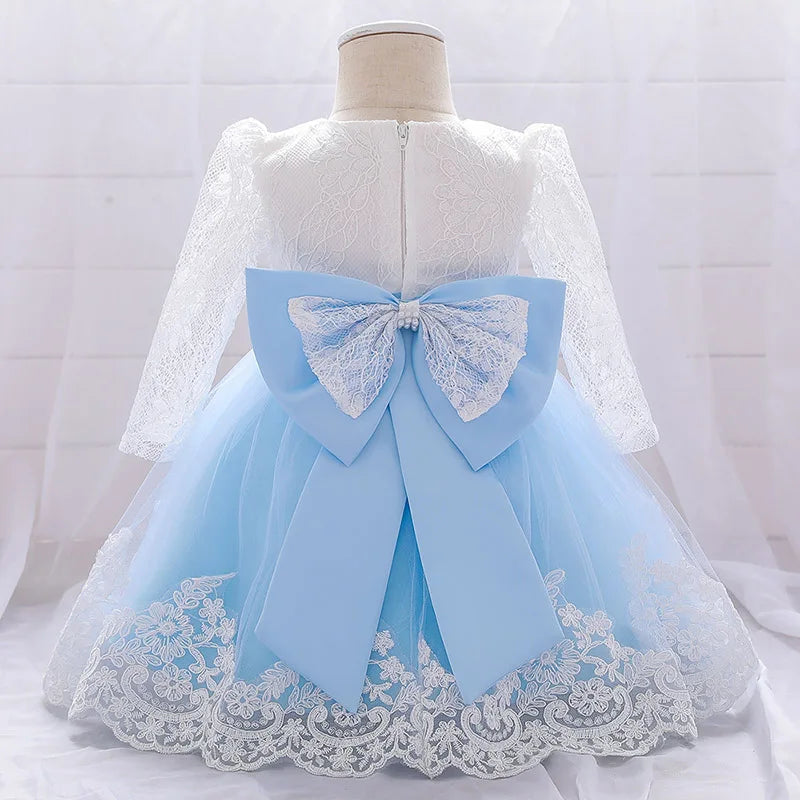 Princess Dress with Large Bow - Christmas & Birthday