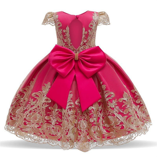 One Year Birthday Celebration Dress - Mesh