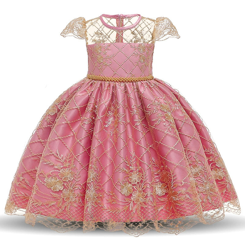One Year Birthday Celebration Dress - Mesh