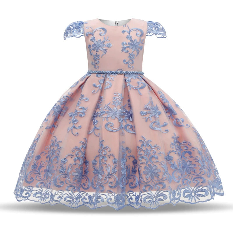 One Year Birthday Celebration Dress - Mesh