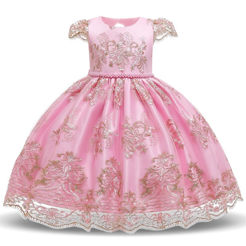 One Year Birthday Celebration Dress - Mesh