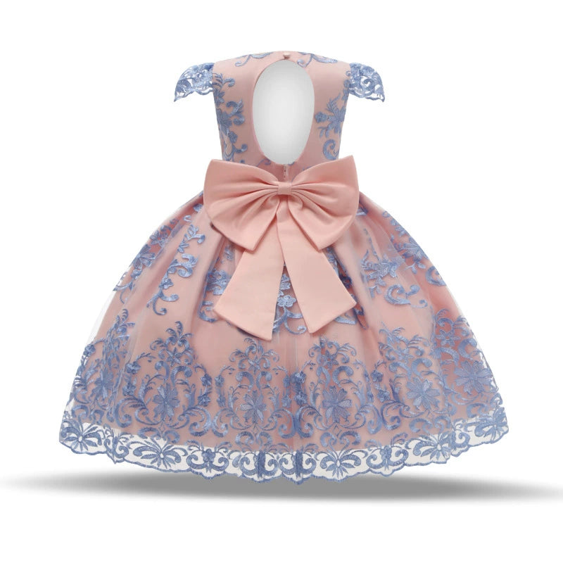 One Year Birthday Celebration Dress - Mesh