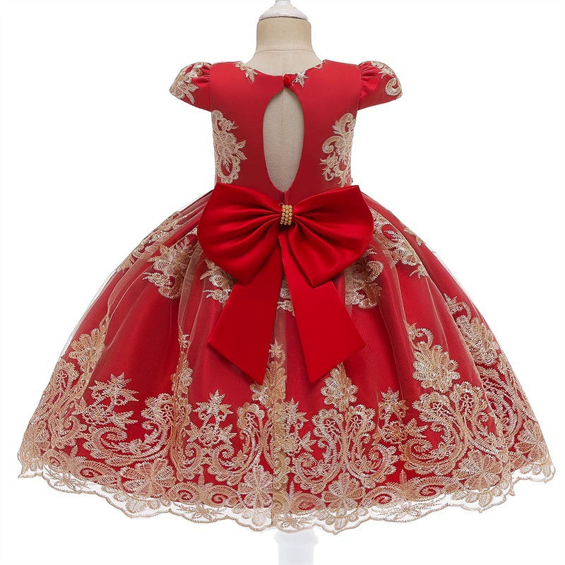 One Year Birthday Celebration Dress - Mesh
