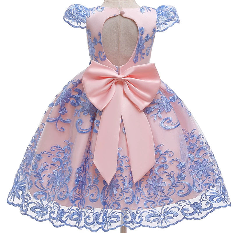 One Year Birthday Celebration Dress - Mesh