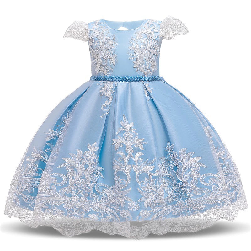 One Year Birthday Celebration Dress - Mesh
