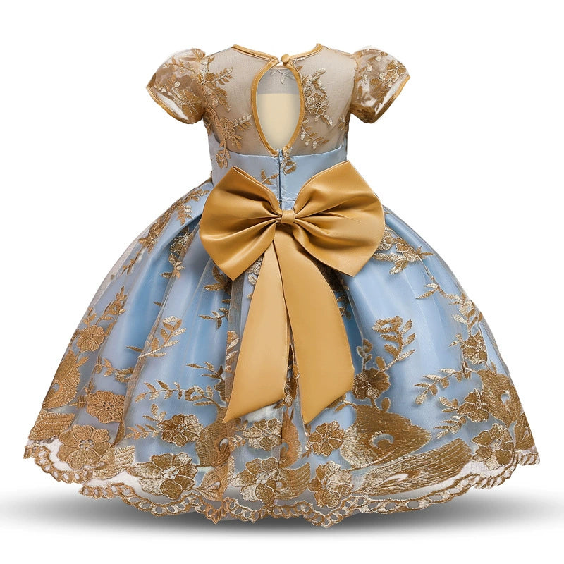 One Year Birthday Celebration Dress - Mesh