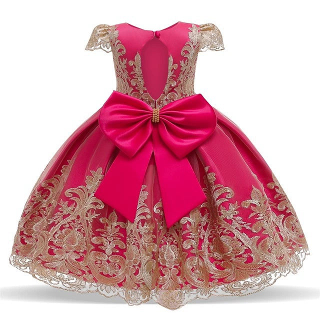 One Year Birthday Celebration Dress - Mesh