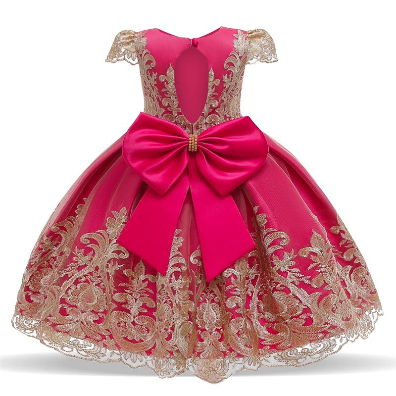 One Year Birthday Celebration Dress - Mesh