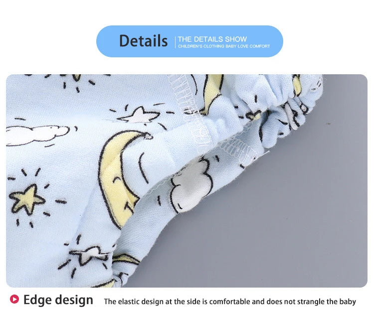 6-Layer Cotton Baby Warmup Pants - Waterproof