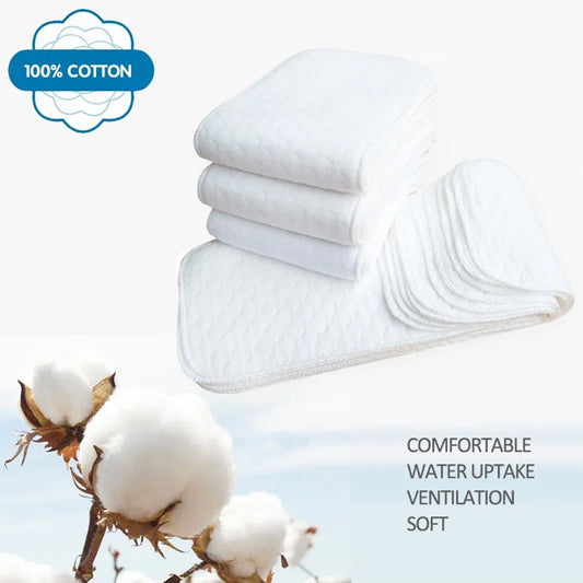 10pcs Cotton Baby Diaper Pads