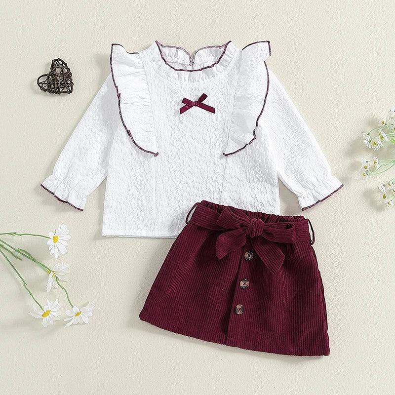 Girls Autumn Outfit Apparel - 2 Colors