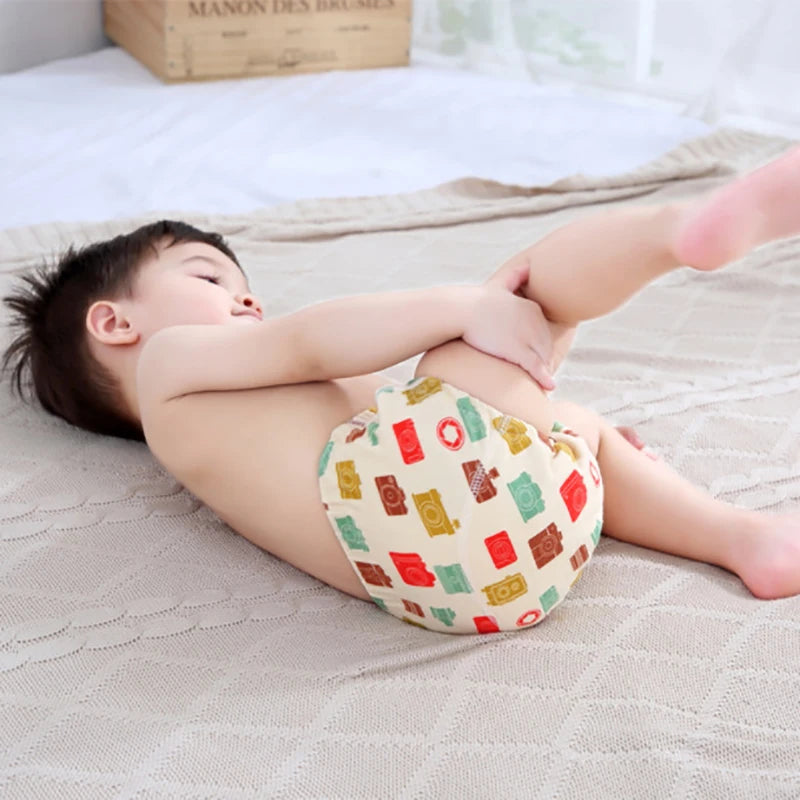 6-Layer Cotton Baby Warmup Pants - Waterproof