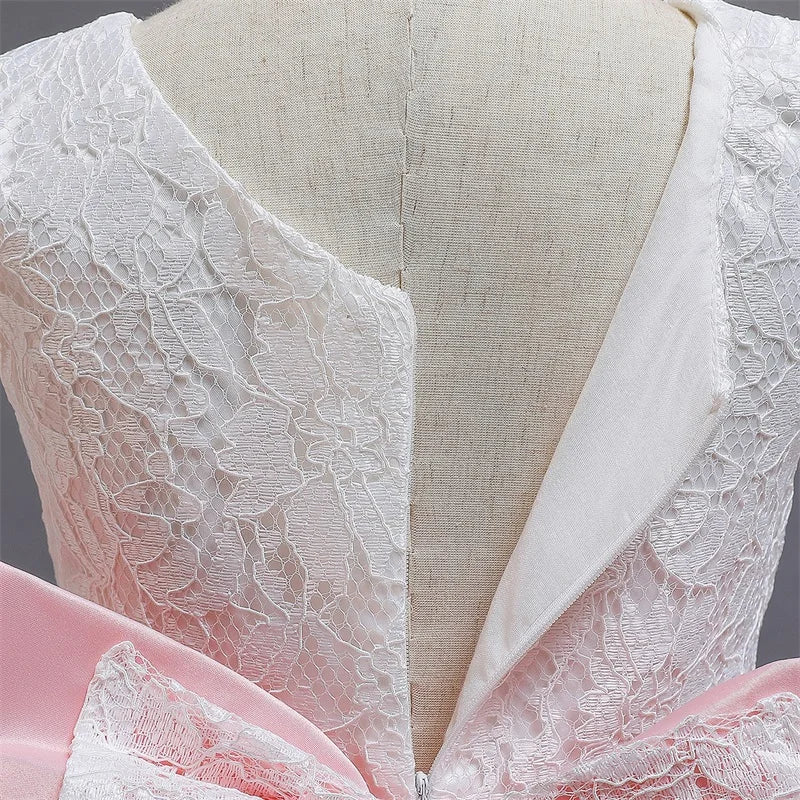 Baby Girl Christmas Princess Dress - Lace