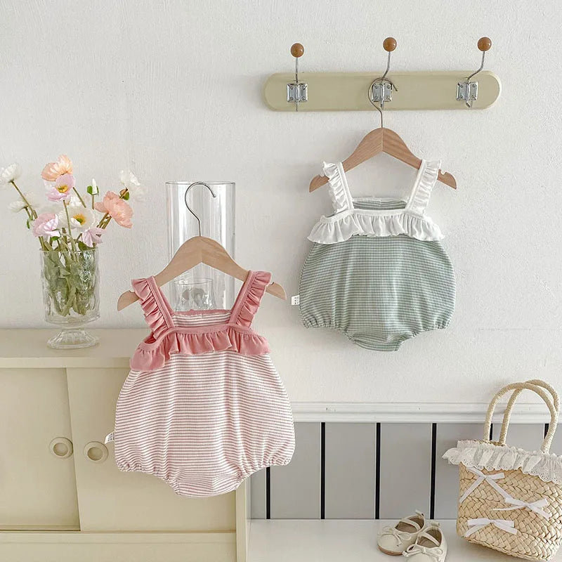 Baby Girl Camisole Bodysuit - Summer