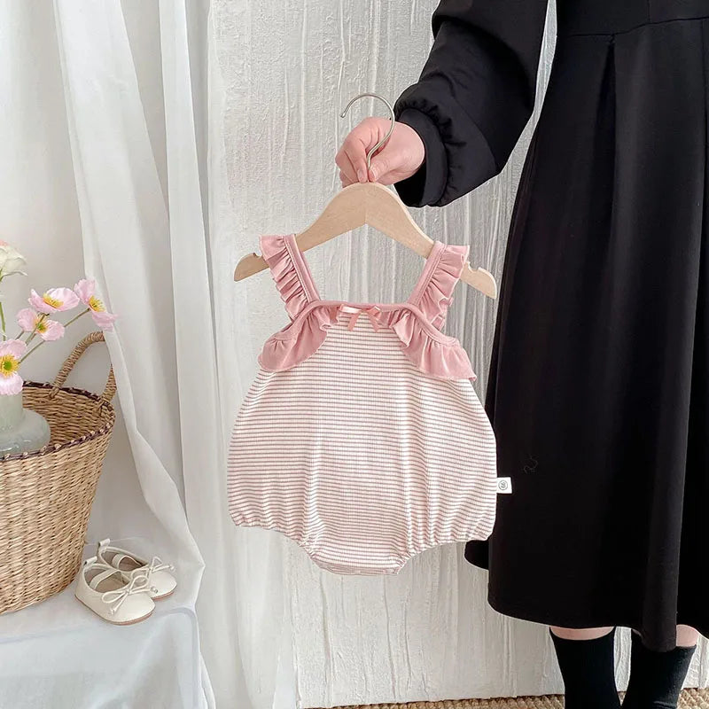 Baby Girl Camisole Bodysuit - Summer