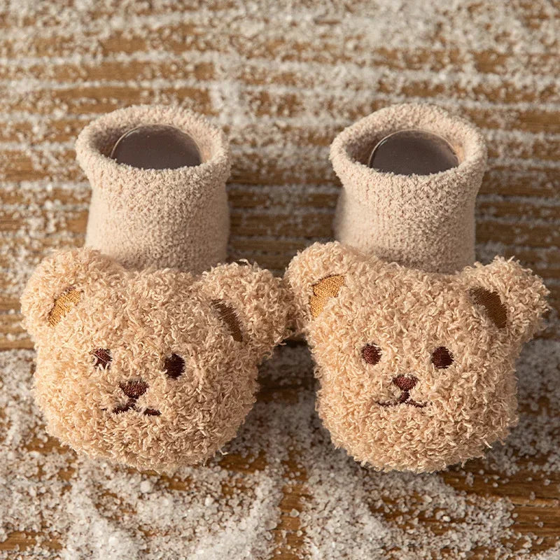 Bear Design Newborn Warm Socks