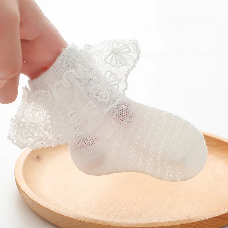 Baby Girl Breathable Cotton Socks