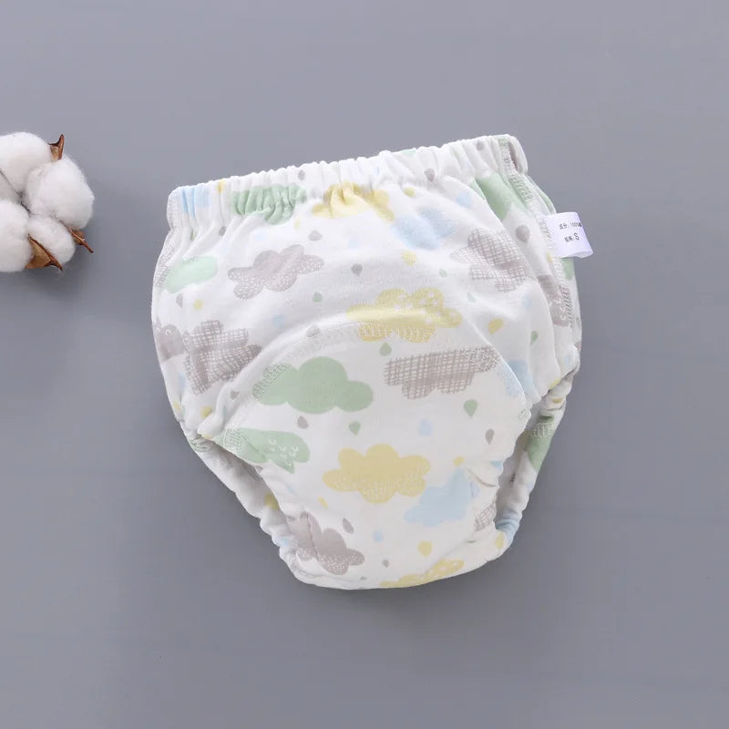 6-Layer Cotton Baby Warmup Pants - Waterproof