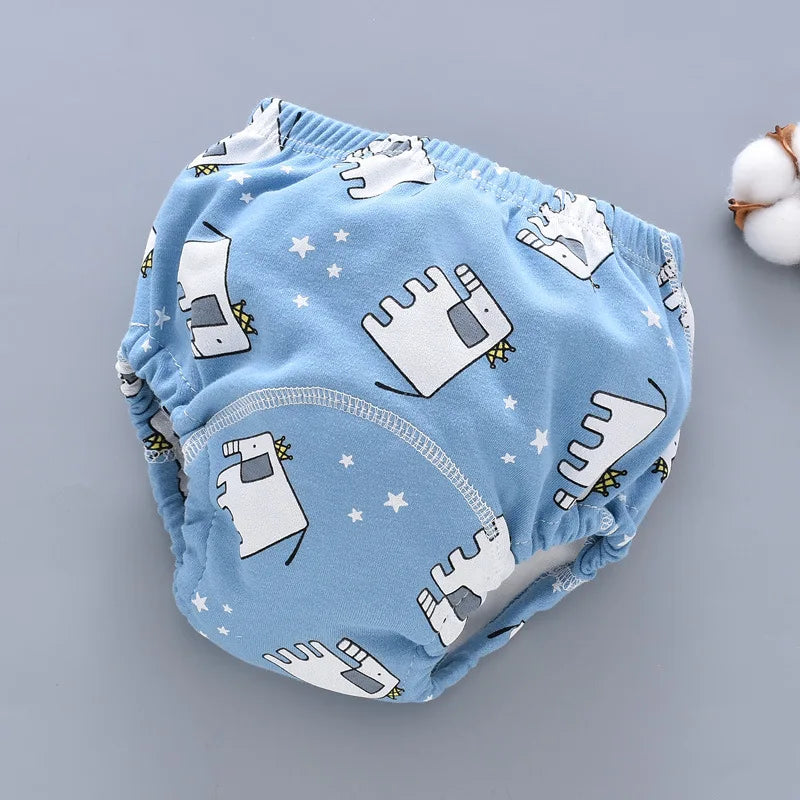 6-Layer Cotton Baby Warmup Pants - Waterproof