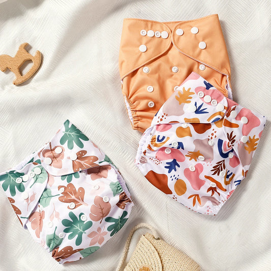 Reusable Baby Diapers - Breathable (3-15kg)