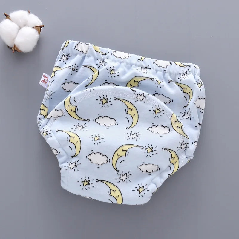 6-Layer Cotton Baby Warmup Pants - Waterproof