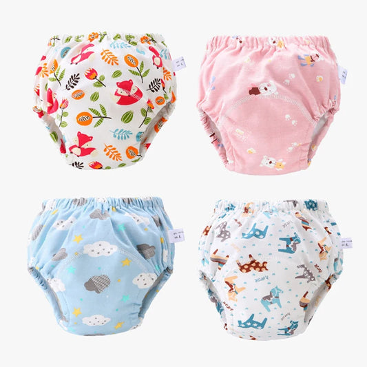 6-Layer Cotton Baby Warmup Pants - Waterproof