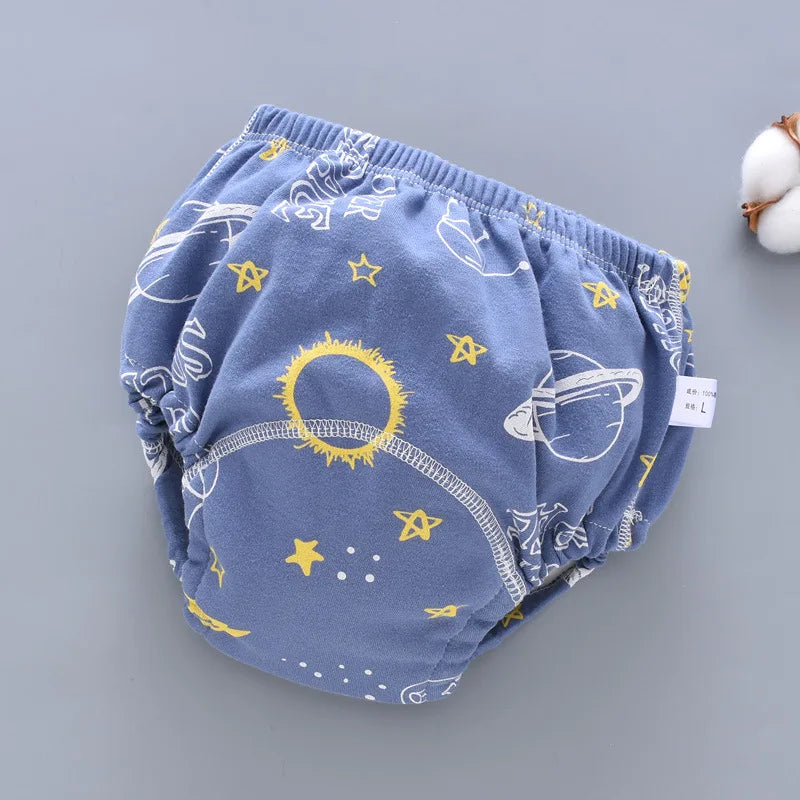 6-Layer Cotton Baby Warmup Pants - Waterproof
