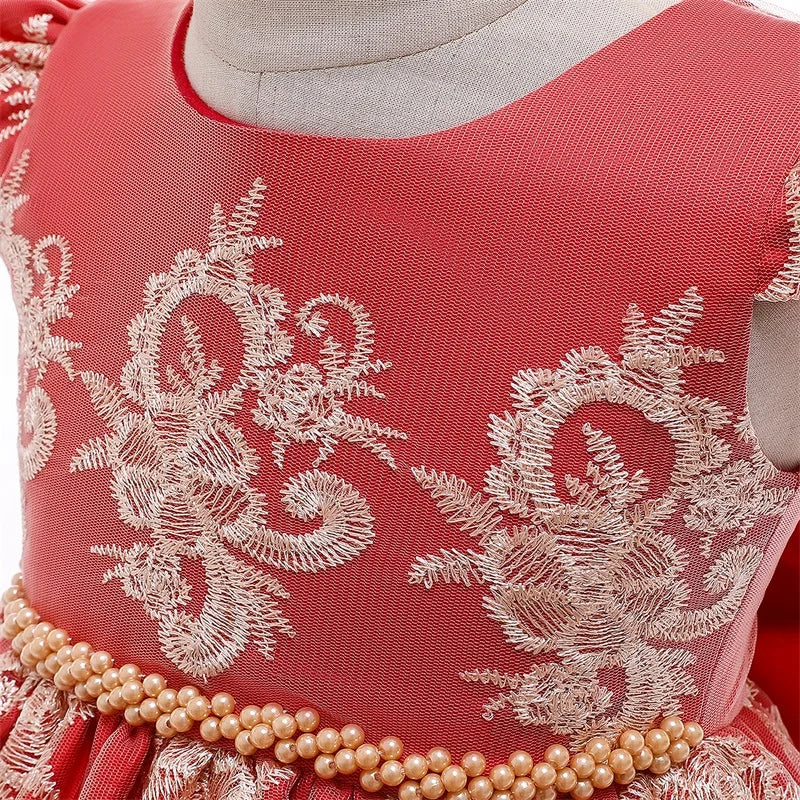 Baby Girl Christmas Princess Dress - Lace