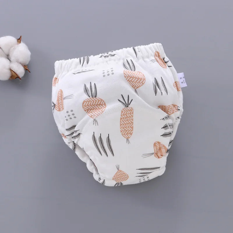 6-Layer Cotton Baby Warmup Pants - Waterproof