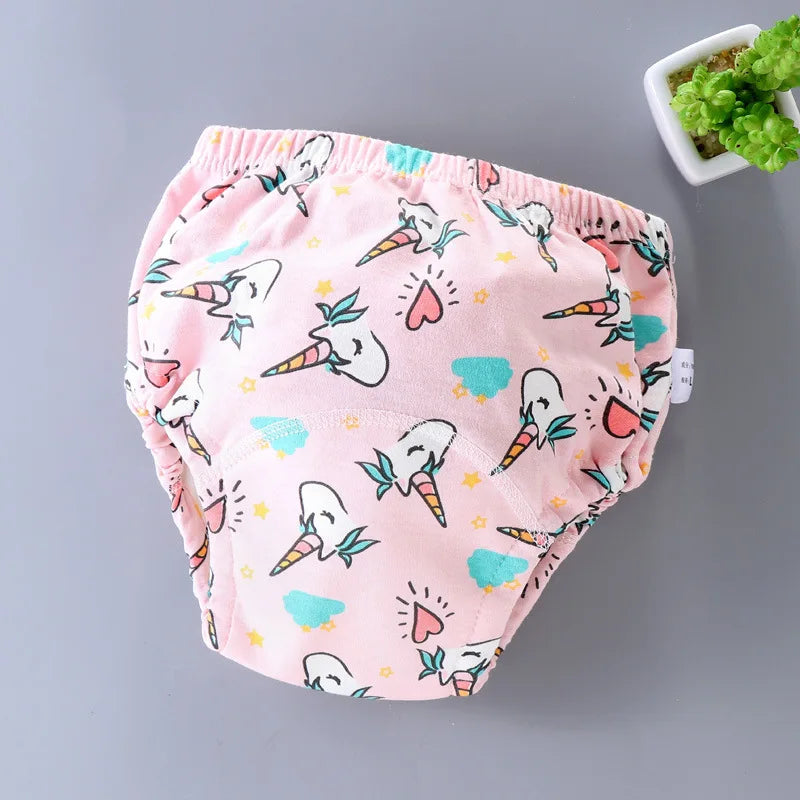 6-Layer Cotton Baby Warmup Pants - Waterproof