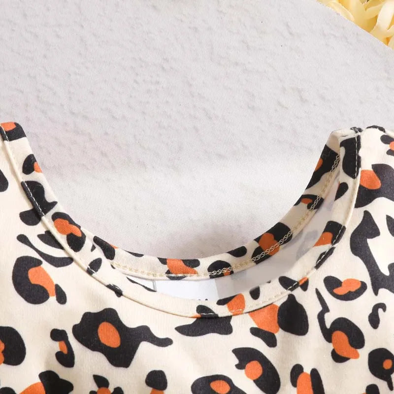 Autumn Outfit Apparel, Baby - Leopard