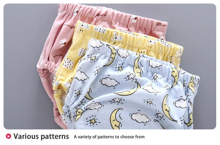 6-Layer Cotton Baby Warmup Pants - Waterproof