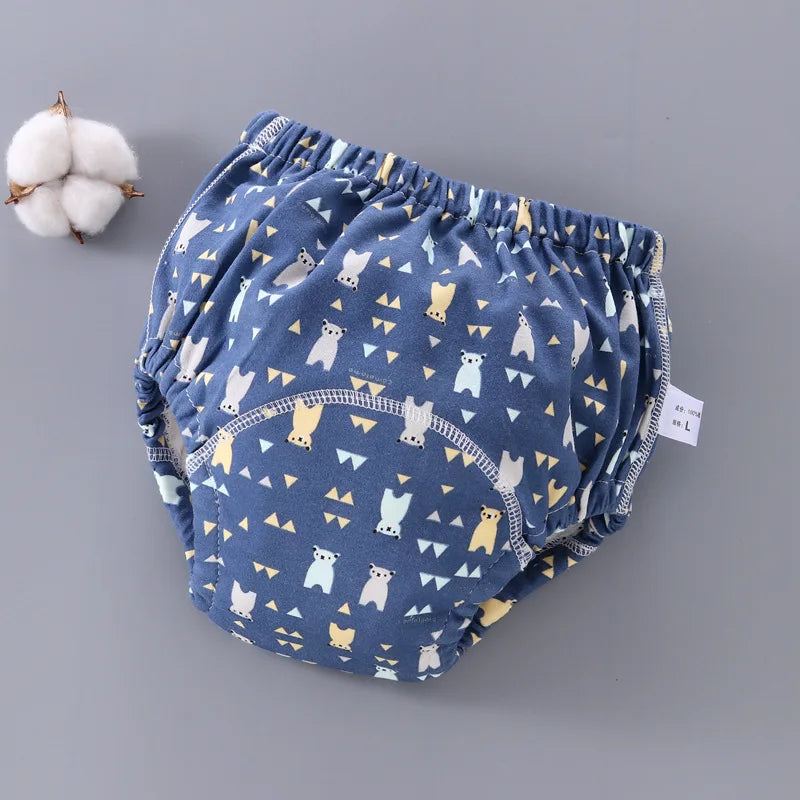 6-Layer Cotton Baby Warmup Pants - Waterproof