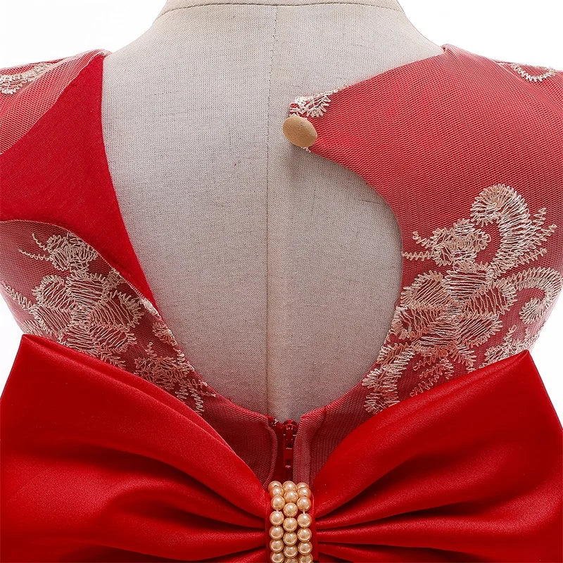 Baby Girl Christmas Princess Dress - Lace