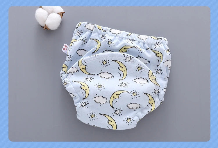 6-Layer Cotton Baby Warmup Pants - Waterproof