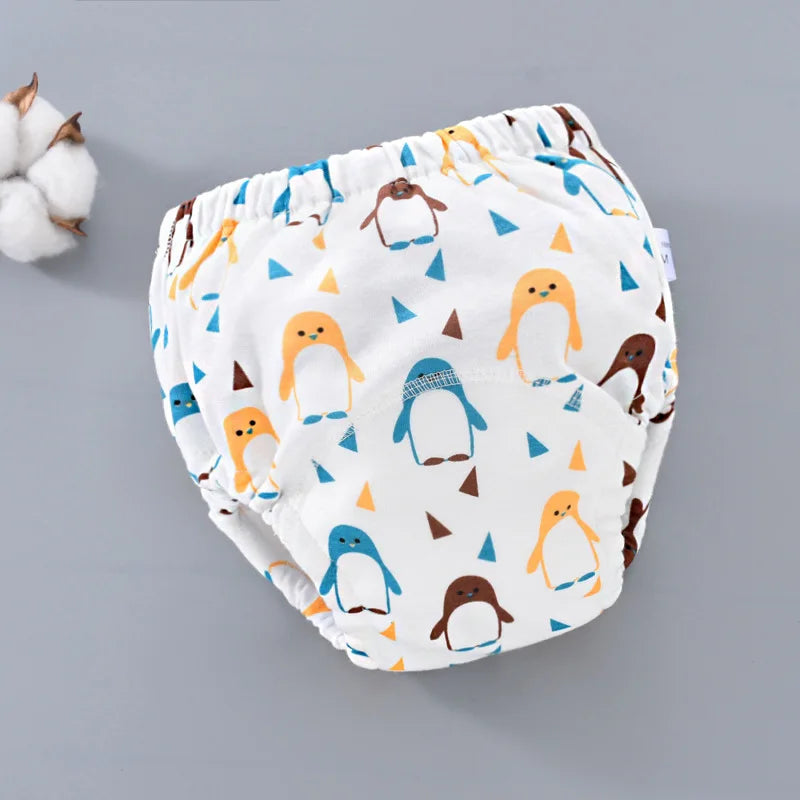 6-Layer Cotton Baby Warmup Pants - Waterproof