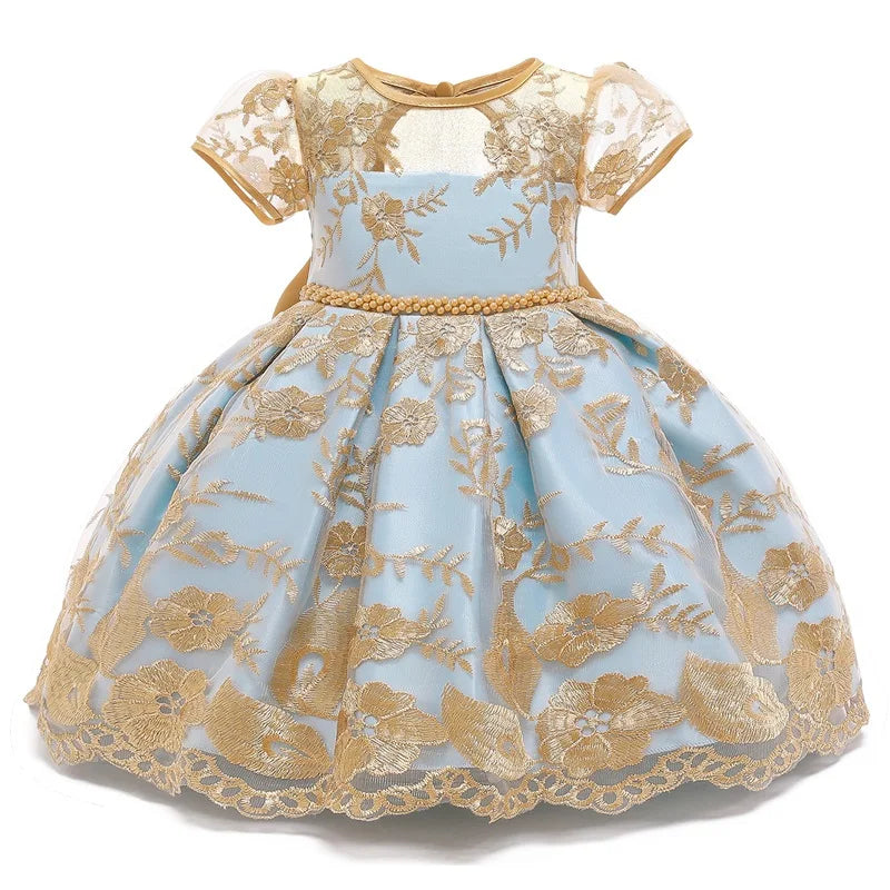 Baby Girl Christmas Princess Dress - Lace