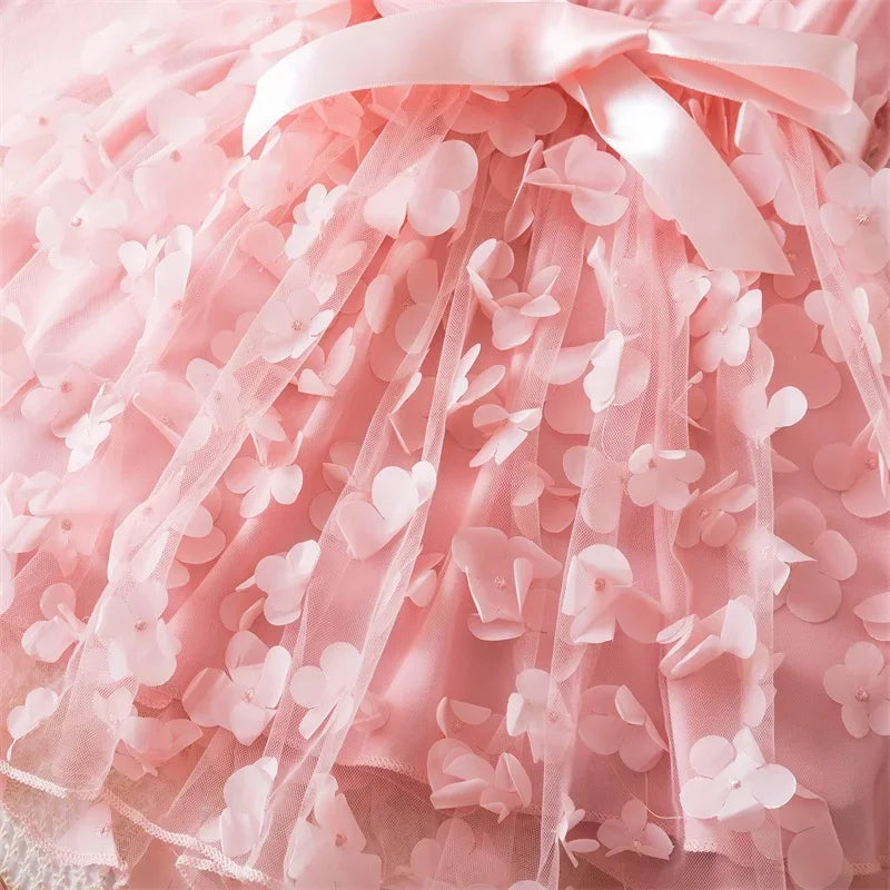 Girls Princess Dress - Flowers