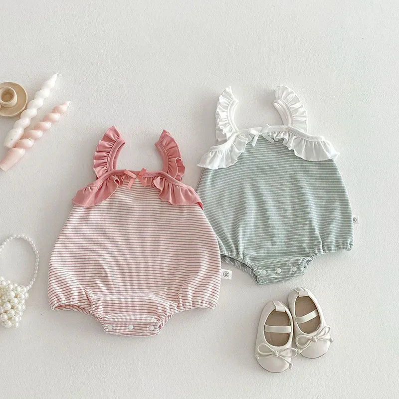 Baby Girl Camisole Bodysuit - Summer