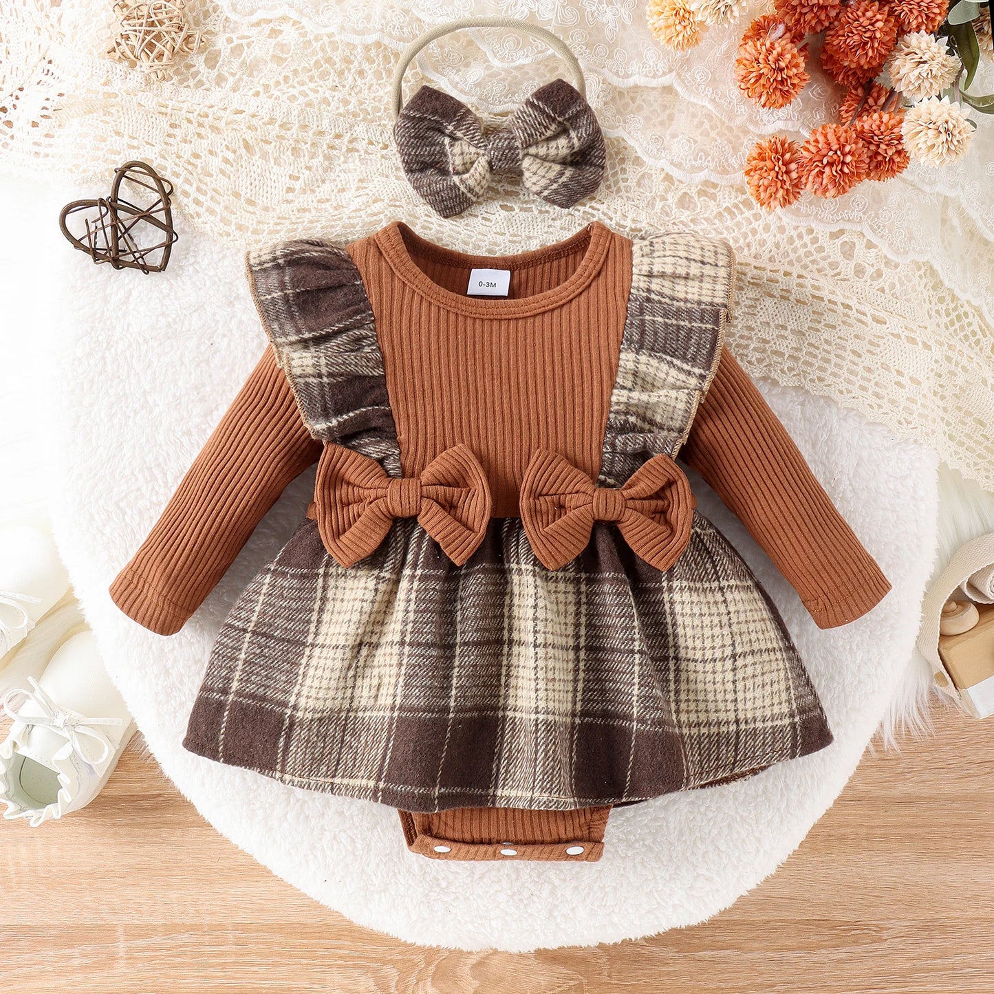 Baby Girl Autumn Apparel - Plaid